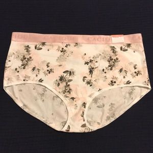 NWT Cacique floral print full brief panties Size 14/16